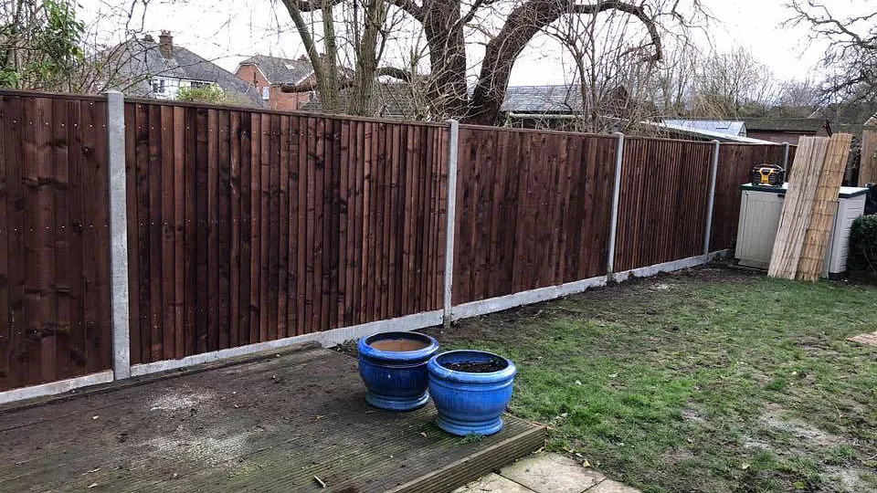 A customers 6ft fence we erected.