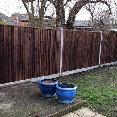 A customers 6ft fence we erected.