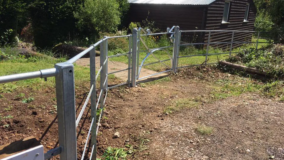 Estate fencing and gates that we erected.