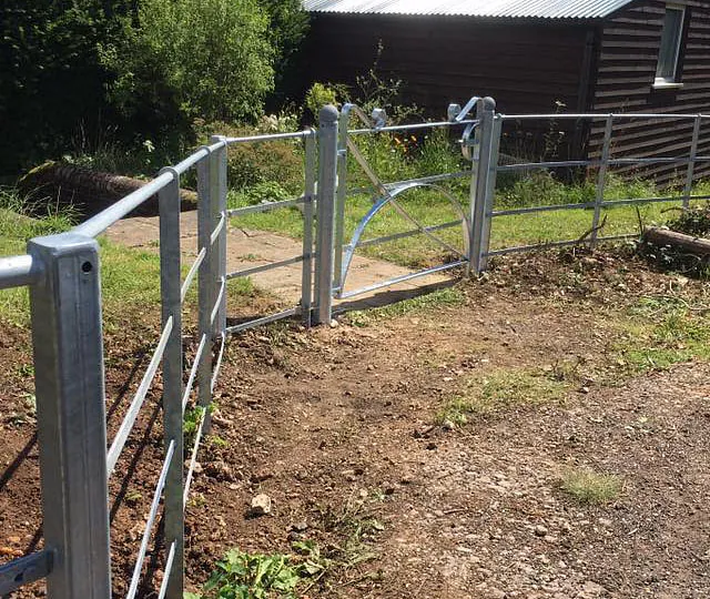 Estate fencing and gates that we erected.