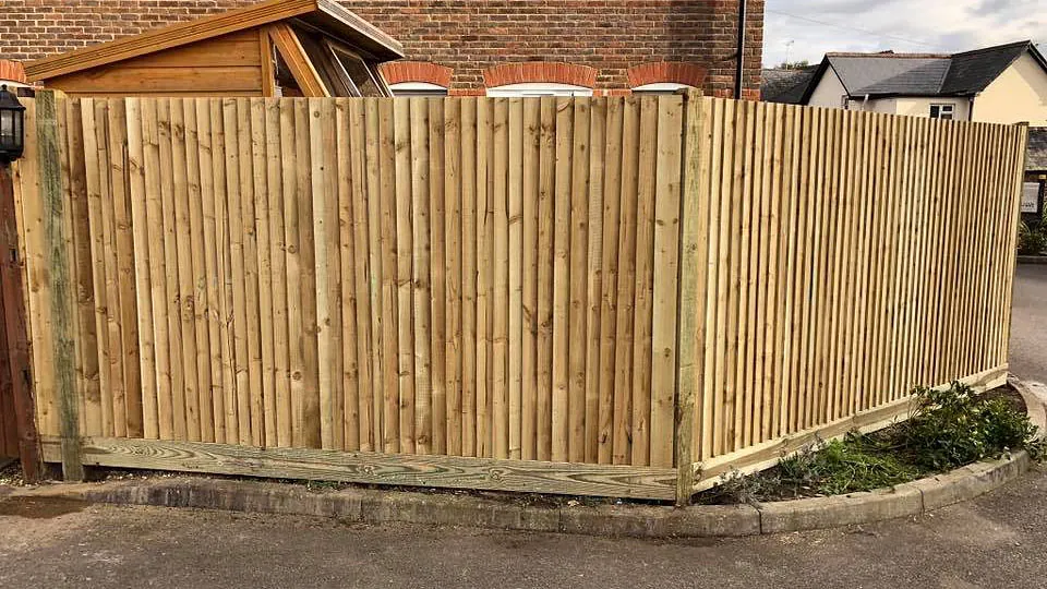 A customers 6ft pressure treated close board.