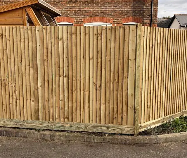 A customers 6ft pressure treated close board.