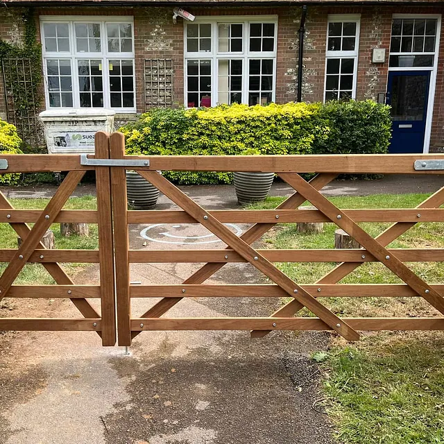 wooden gate