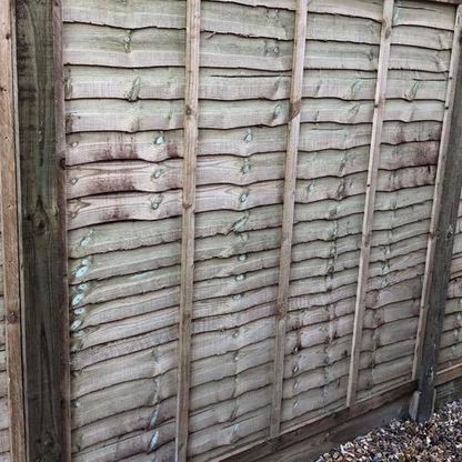 A customers fence panels that we pressure treated.