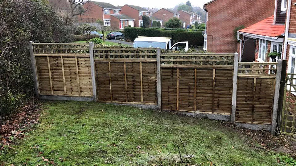 A customers fence panels that we pressure treated.