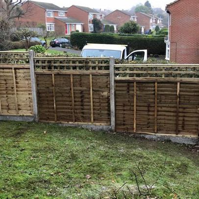 A customers fence panels that we pressure treated.