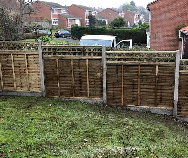 A customers fence panels that we pressure treated.
