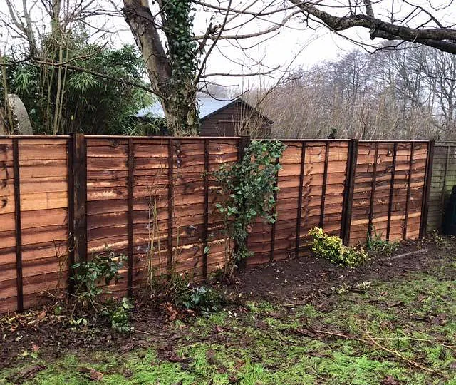 5ft lap panels that we supplied.
