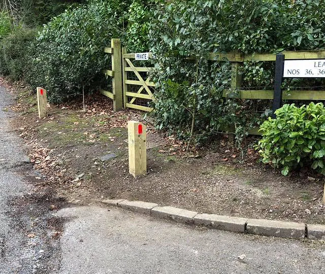 A some wooden bollards we installed for a customer.