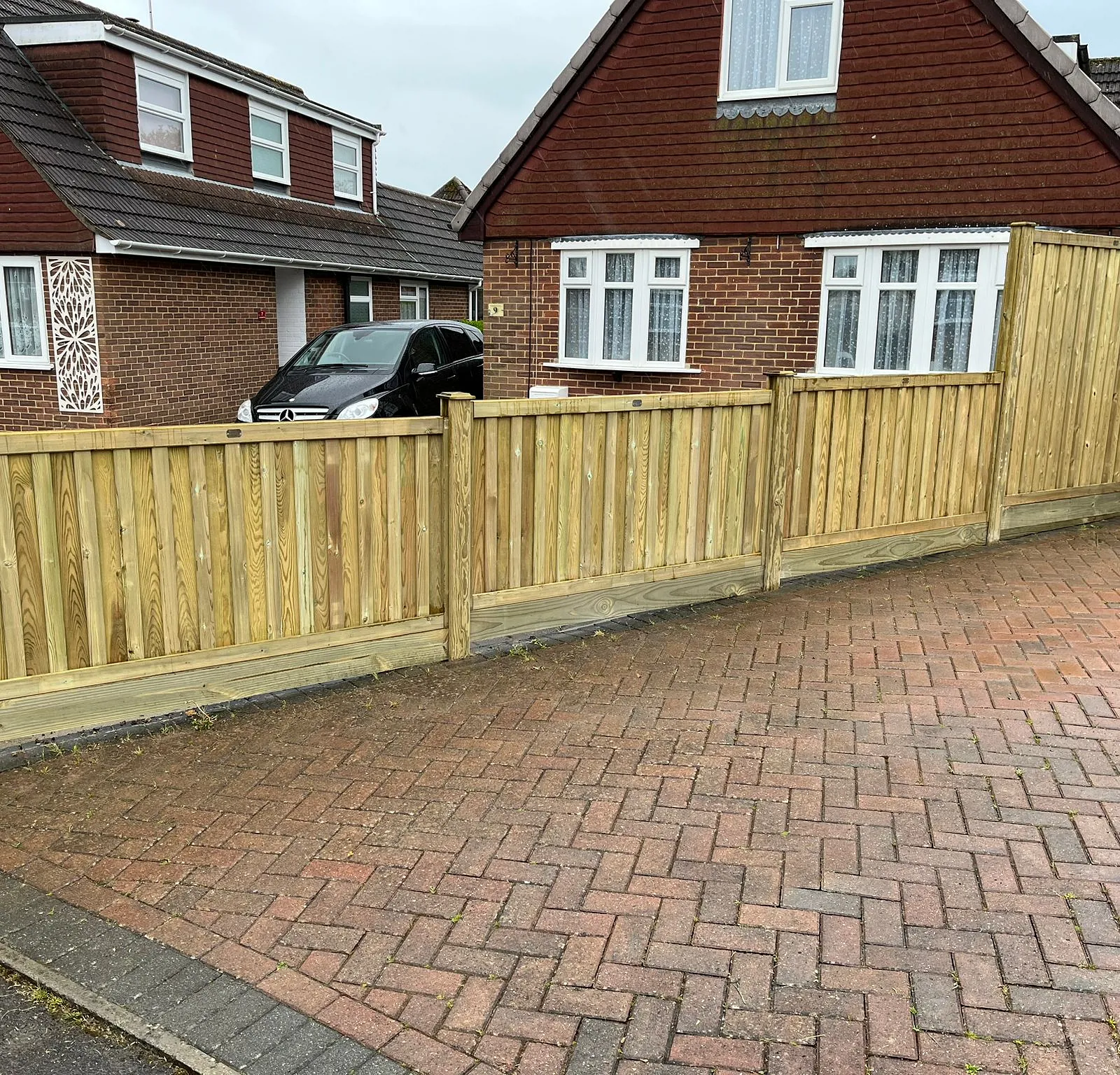 Fence and Driveway
