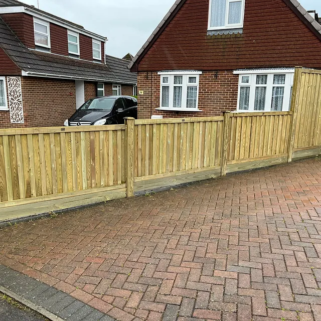 Fence and Driveway