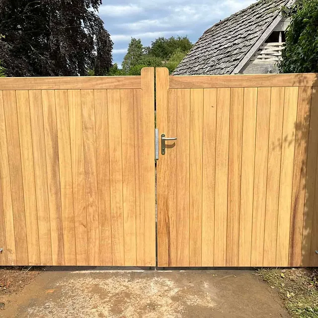 wooden gate