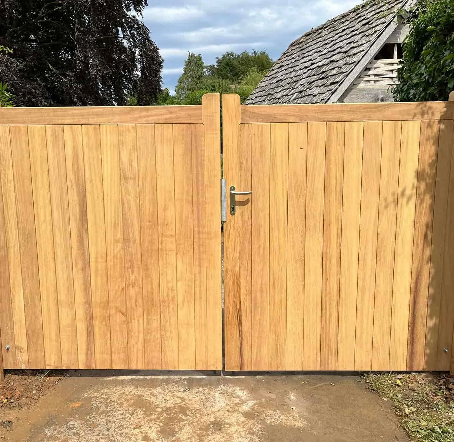wooden gate