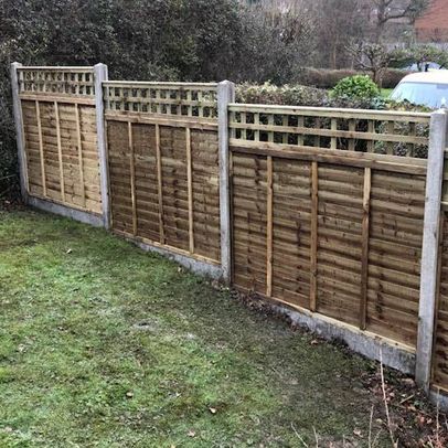 A fence that we pressure treated.